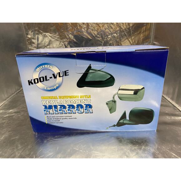 Kool-Vue GM11SL Manual Driver Side Mirror Assembly Part # 1320128 Left - Picture 4 of 5